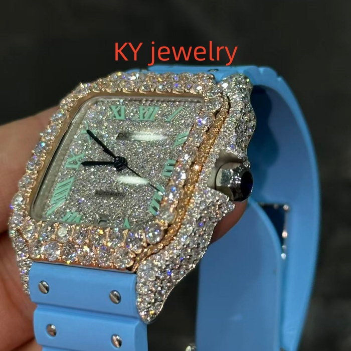 VVS Lab D color Cartier Santos WSSA0009