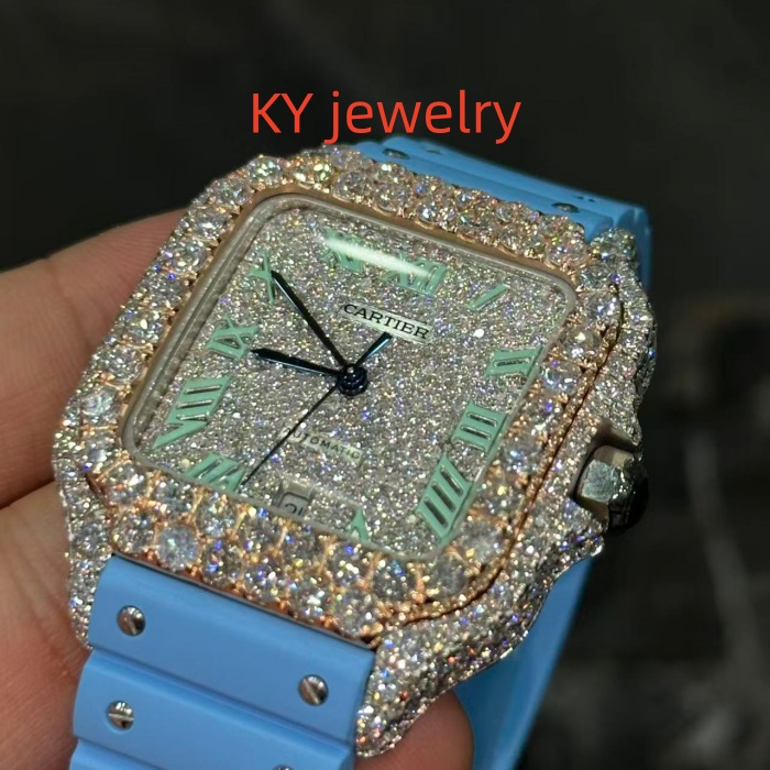 VVS Lab D color Cartier Santos WSSA0009