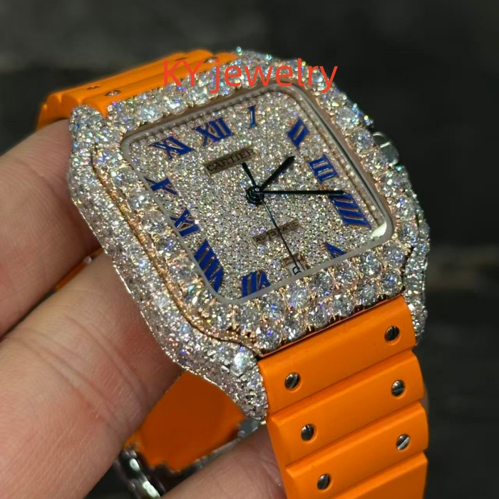 VVS Lab D color Cartier Santos WSSA0009