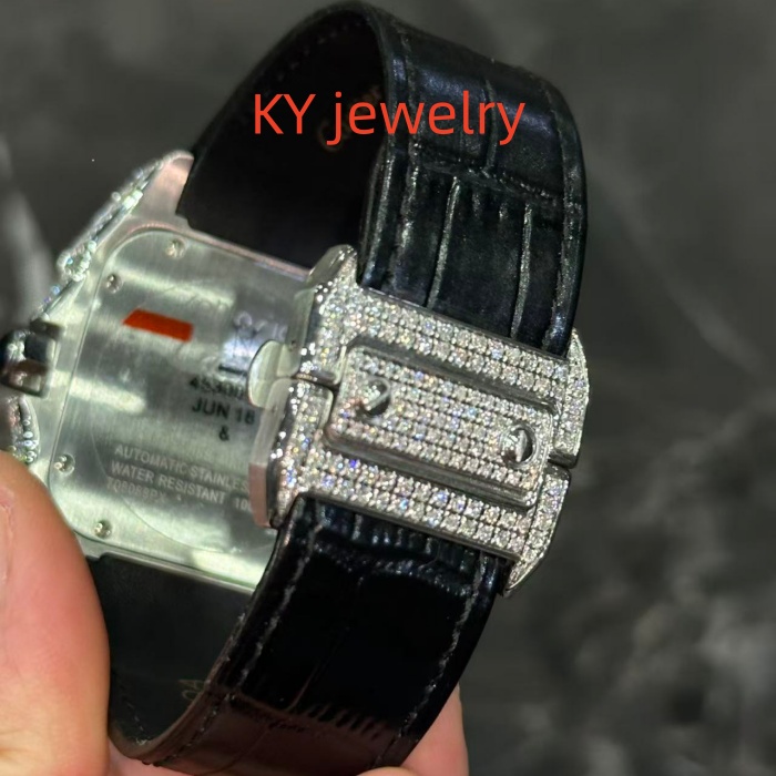 VVS Lab D color Cartier Santos WSSA0009