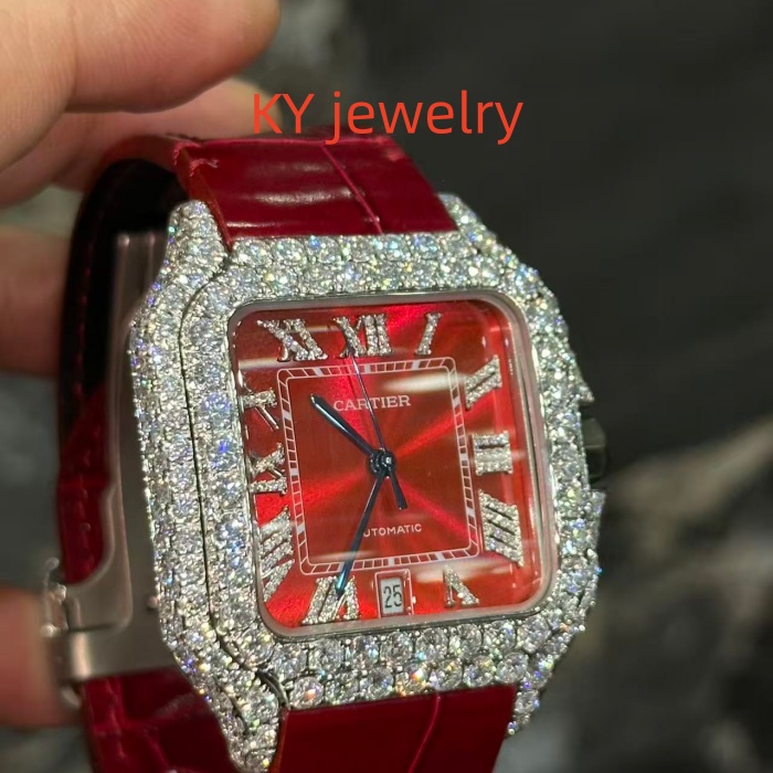 VVS Lab D color Cartier Santos WSSA0009