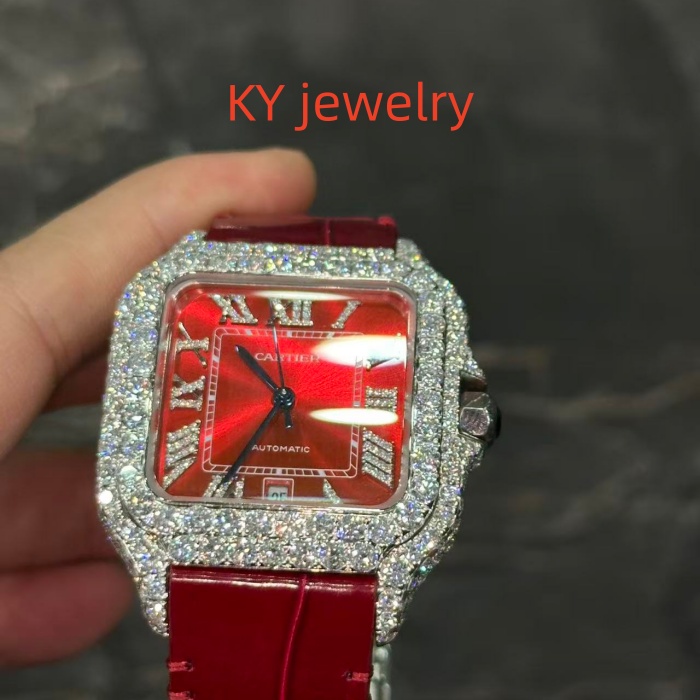 VVS Lab D color Cartier Santos WSSA0009