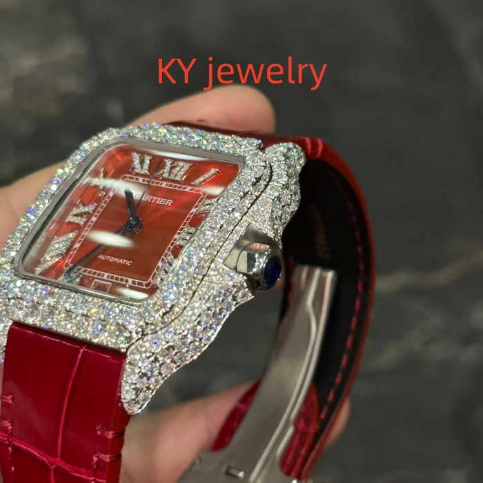 VVS Lab D color Cartier Santos WSSA0009